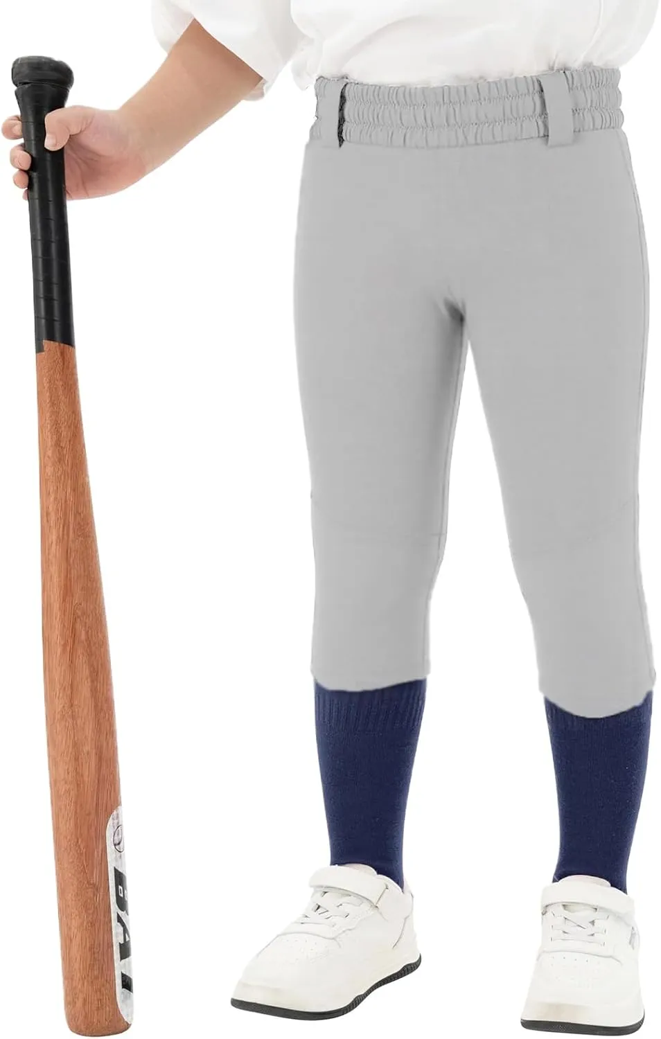 DEVOROPA 2T/3T/4T/5T to Big Kids Youth Boys Baseball Pants Girls Softball Pants Fast Pitch Tee Ball Practice Pants Pockets