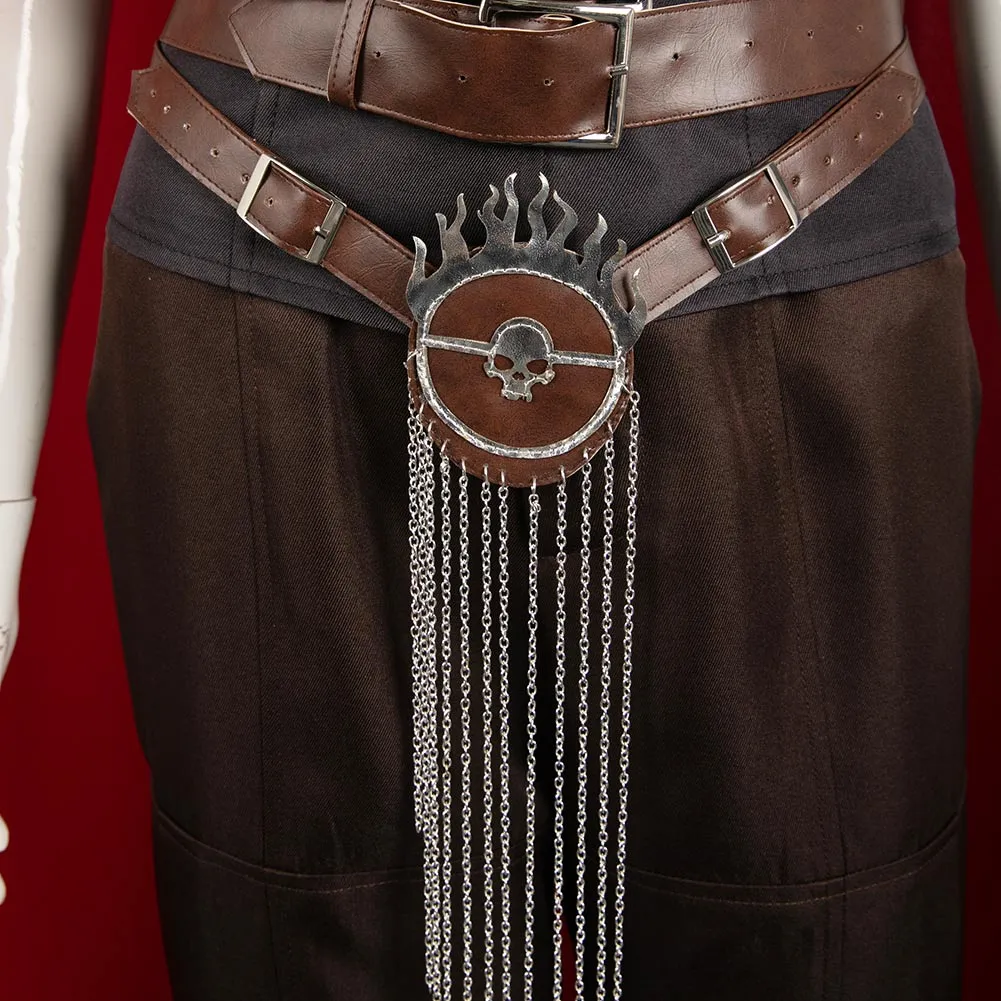 Furiosa: A Mad Max Saga Furiosa Women Brown Suit Party Carnival Halloween Cosplay Costume