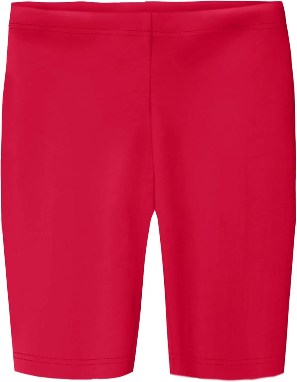 Made in USA Girls' Cotton Long Bike Shorts for School Play Sports