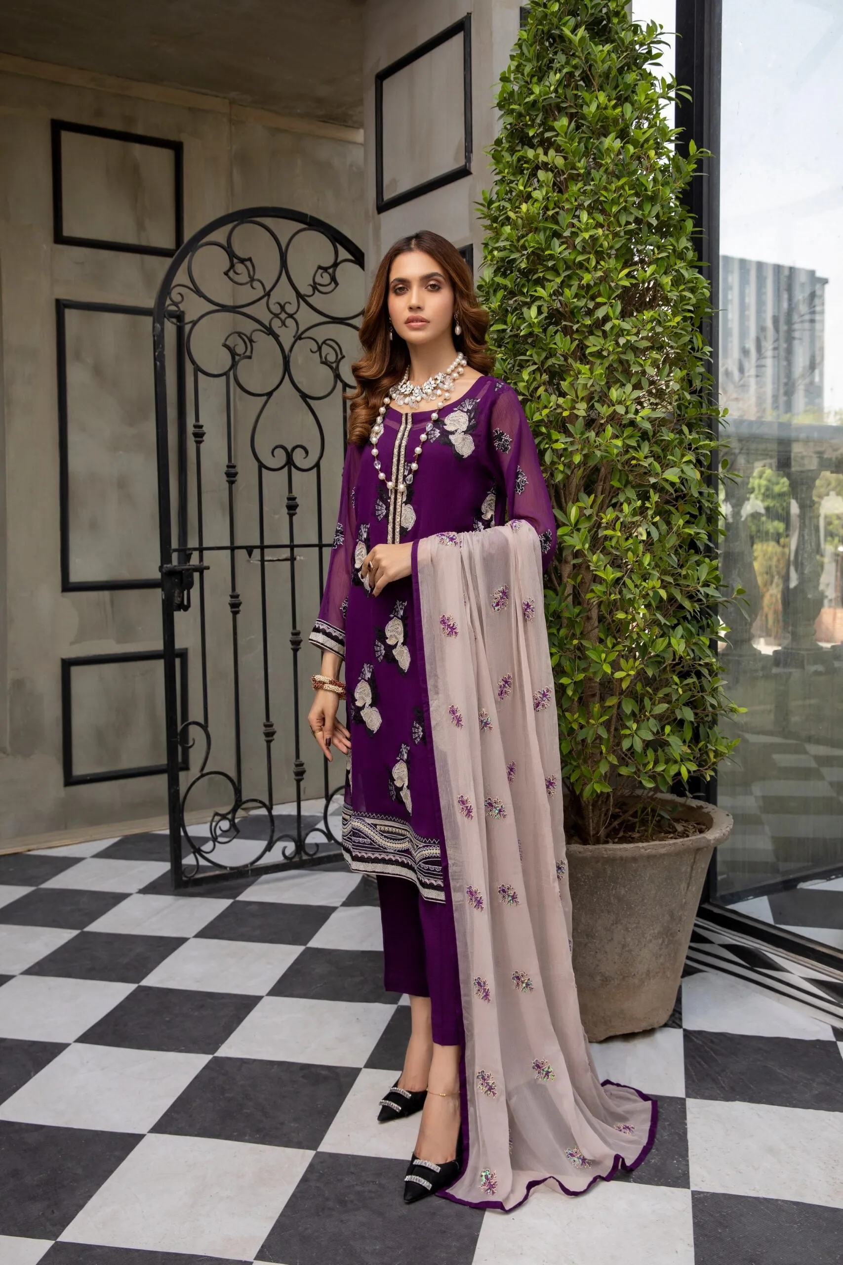 Meraki Embroidered Chiffon Collection Vol-3 – MCE3-5