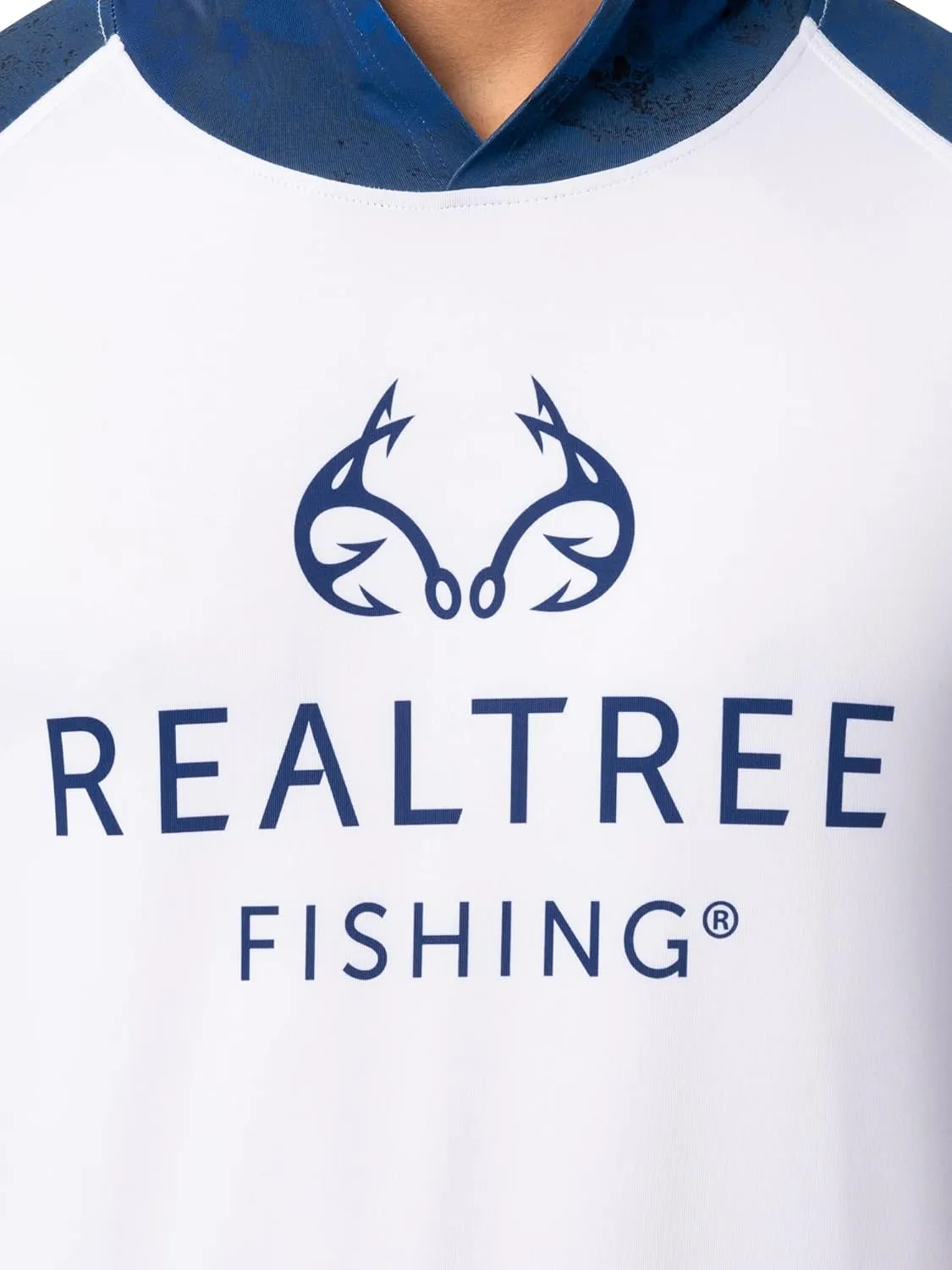 Realtree Men's Long Sleeve Patriotic Performance Fishing Hoodie