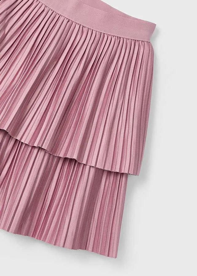 Rose Pleated Skirt - Select Size