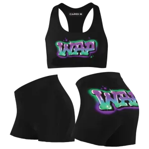WAP Crop Biker Set (Black)   Digital Single